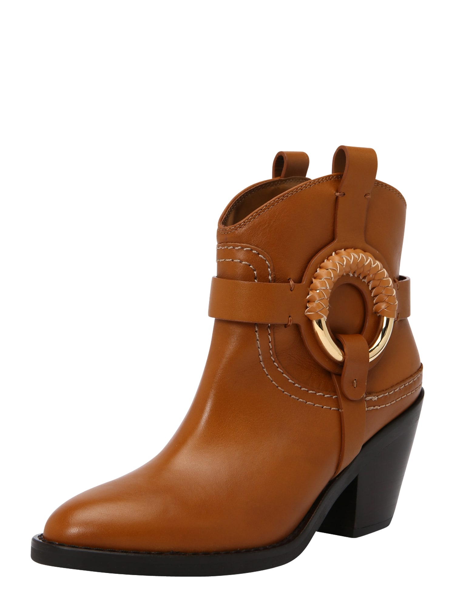 See by Chloé Rövid szárú csizmák 'HANA'  karamell / konyak