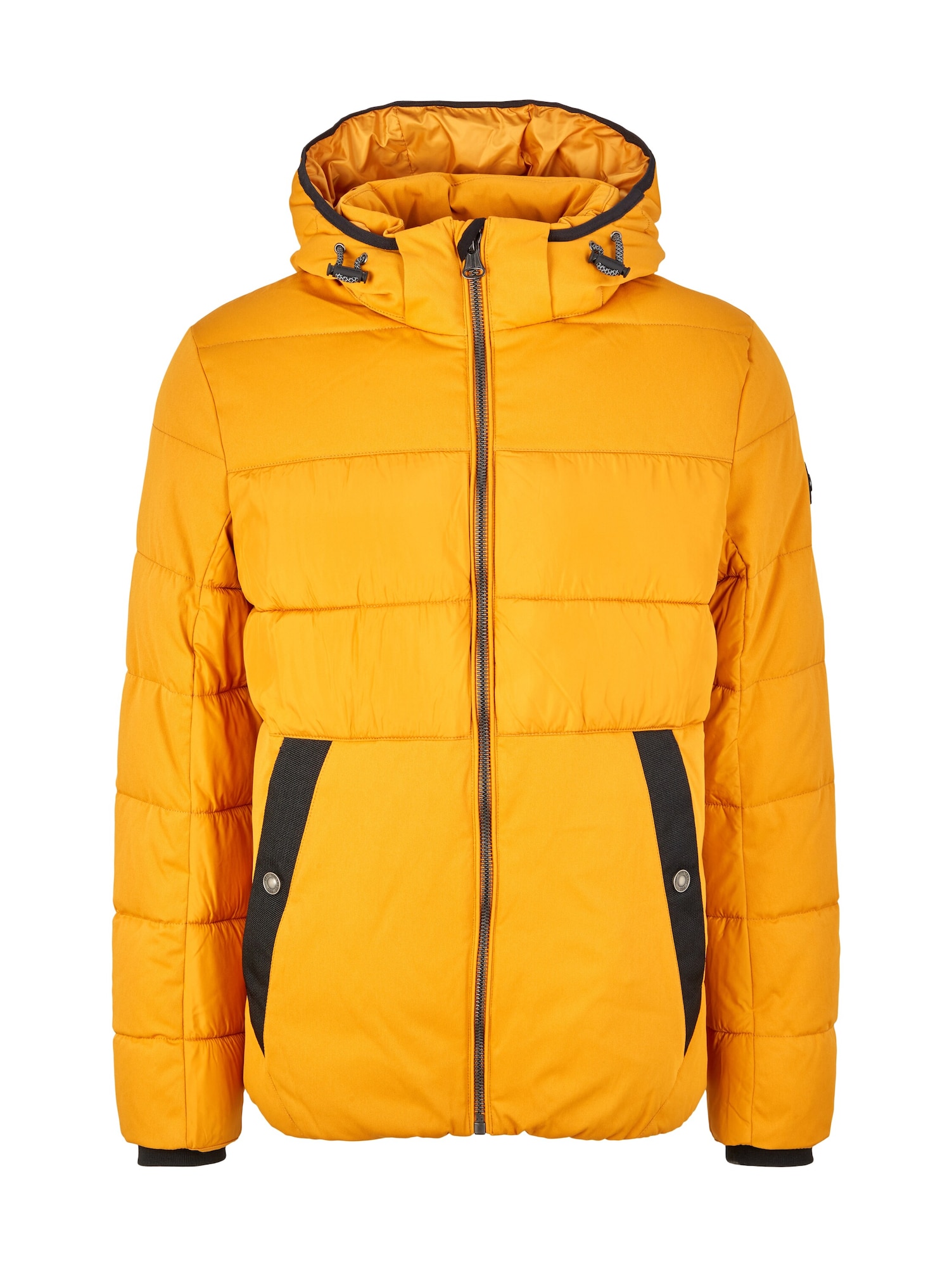 TOM TAILOR Átmeneti dzseki  sáfrány / fekete