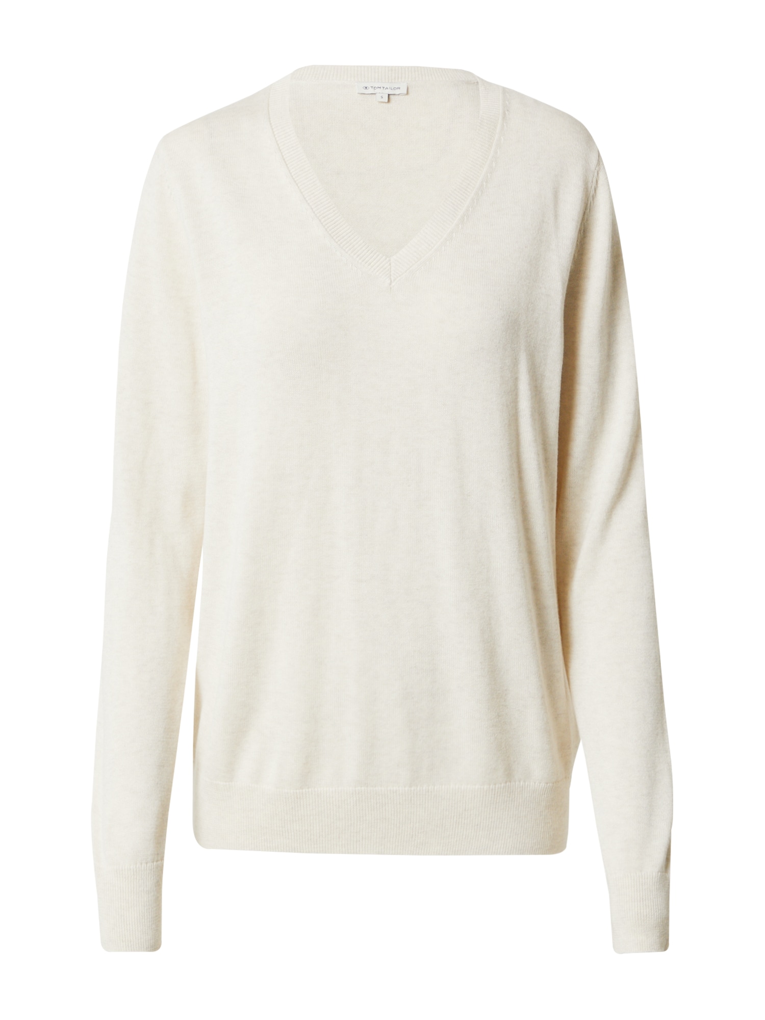 TOM TAILOR Pulóver  krém