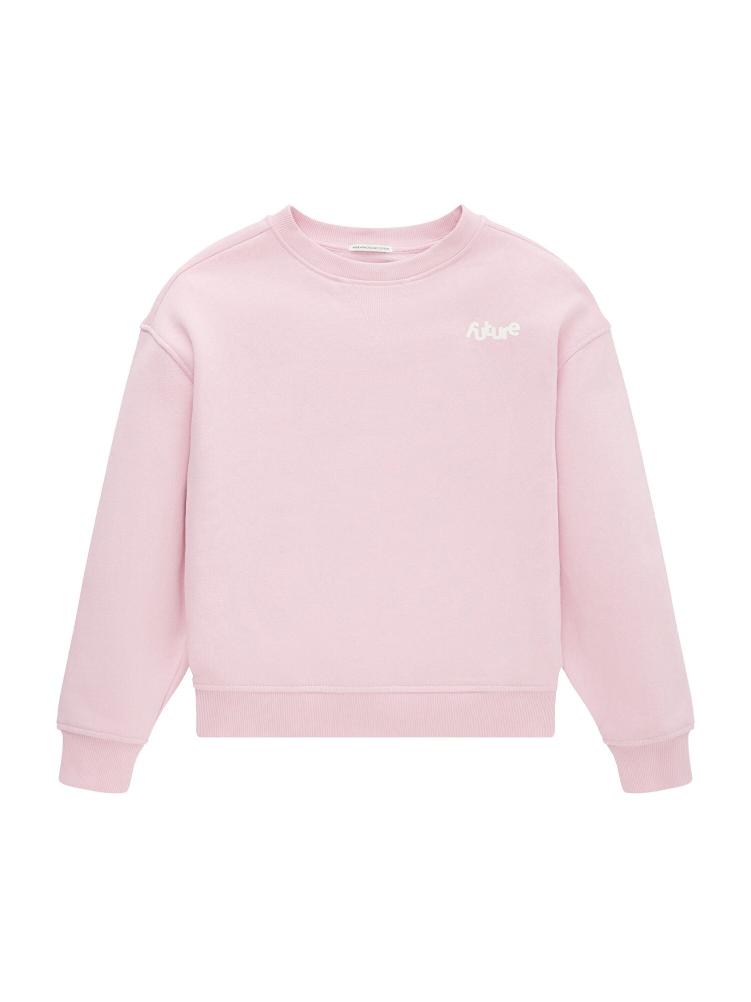 TOM TAILOR Tréning póló  rózsaszín / fehér