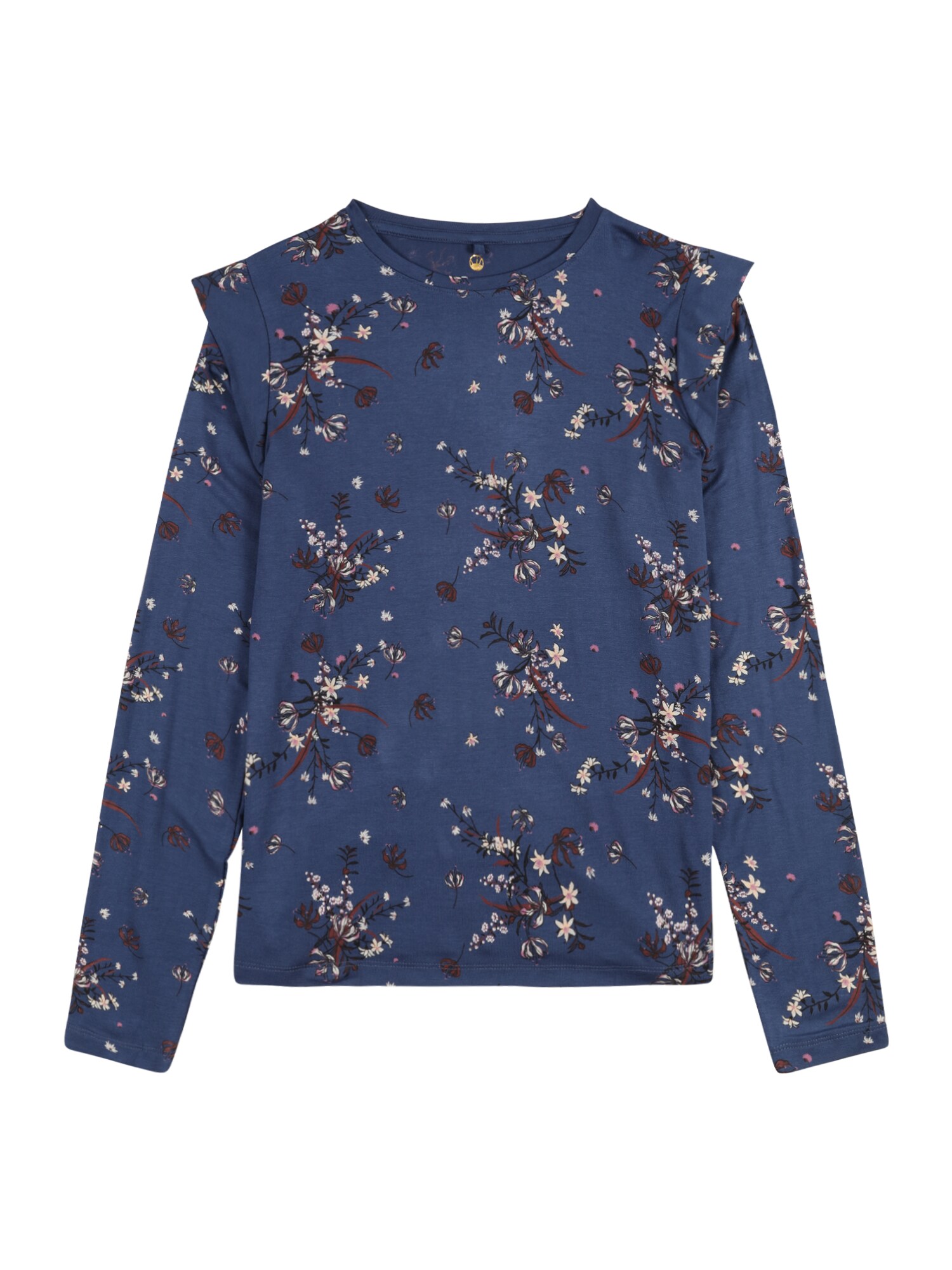 The New Póló 'DINA'  indigó / barna / pasztell-rózsaszín / fehér