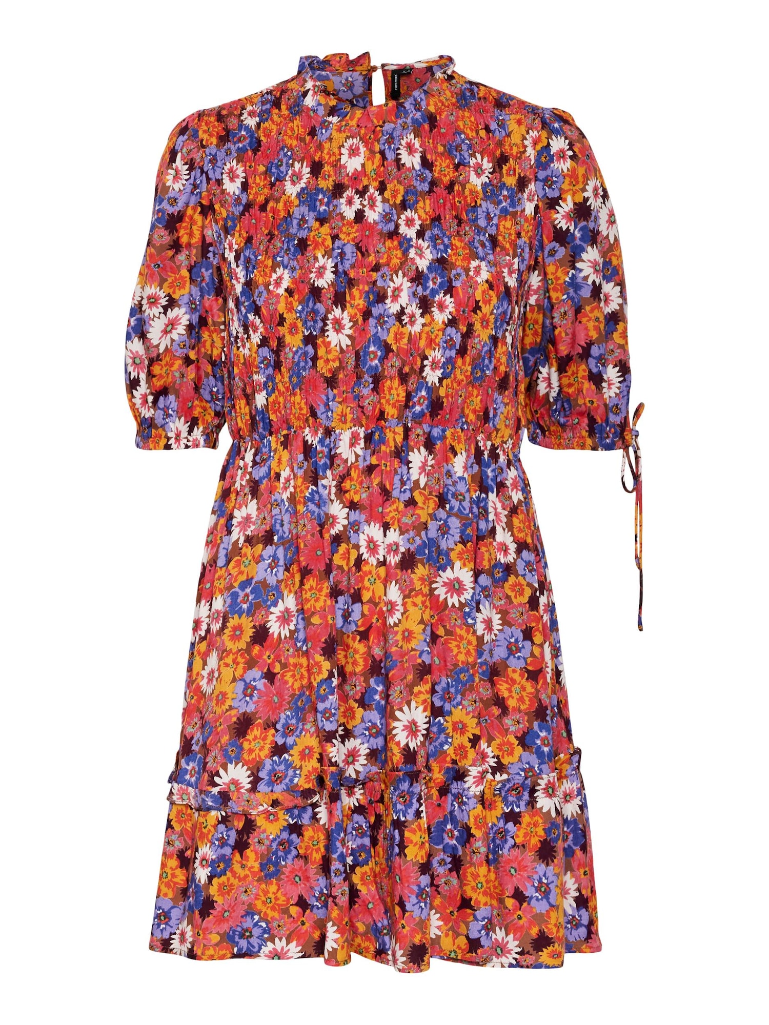 VERO MODA Nyári ruhák  rozsdavörös / kék / narancs / piszkosfehér