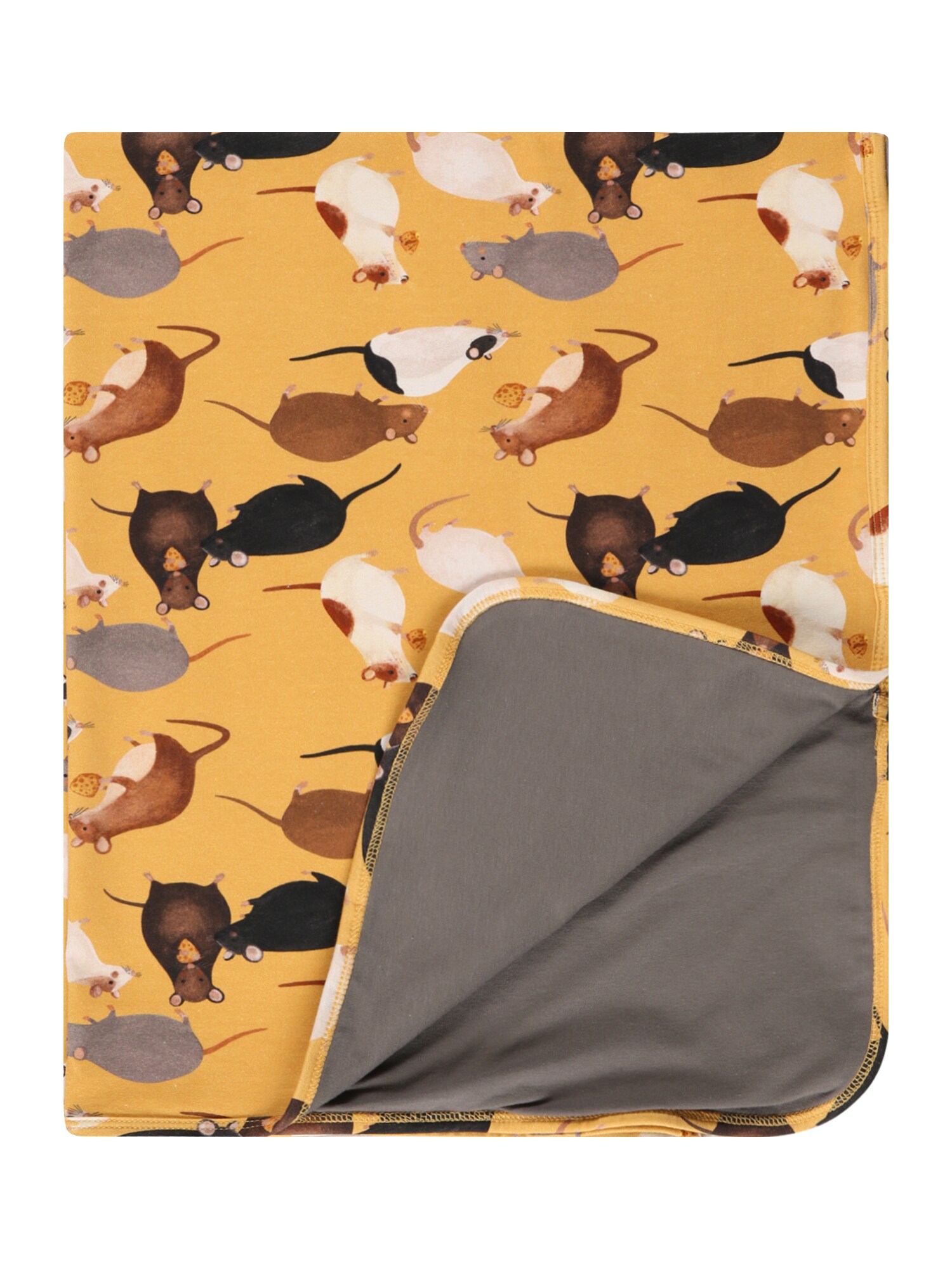 Walkiddy Baba takaró  sáfrány / szürke / barna